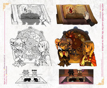 Iustitita (Ace Attorney) - spot illustrations