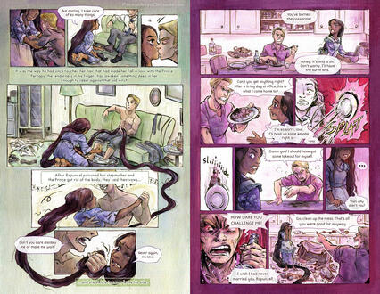 ‼️CW: domestic abuse‼️ - Re-spun Threads (script by Archita) - p3-4 /8