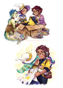 Grimoire of Gratitude (TOH) - spot illustrations