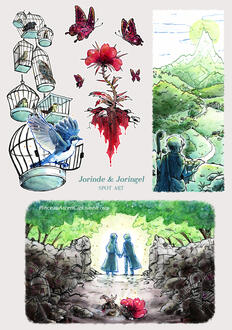 Once Upon a Rainbow - spot illustrations